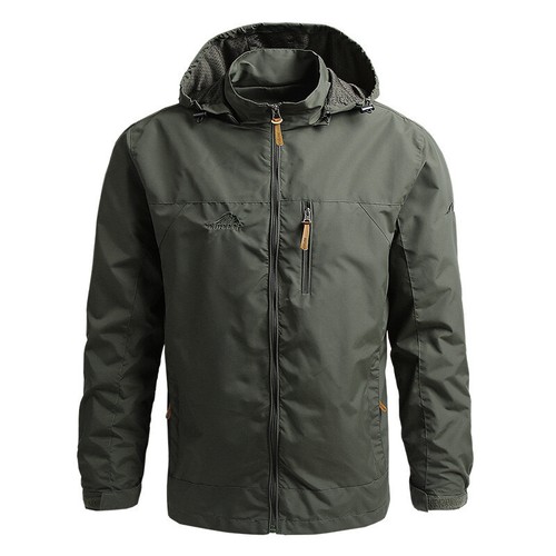 Oulylan Men Windbreaker Military Field Jackets Outerwear Mens Tactical Waterpro - Picture 30 of 45
