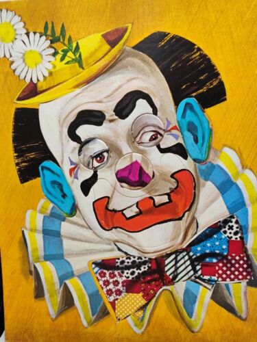 LUSTIGES GESICHT Clown Puzzle Brettspiel Vintage Whitman Company 1968 Zirkus ohne Box - Bild 3 von 7
