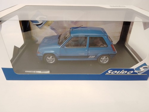 Solido Renault Super 5 GT Turbo MK2 bleu lumiere 1989 1/18 S1810003 - Foto 3 di 4