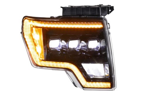 Morimoto XB LED Headlights for Ford F-150 (09-14, Amber DRL, Set) Set - Picture 6 of 10