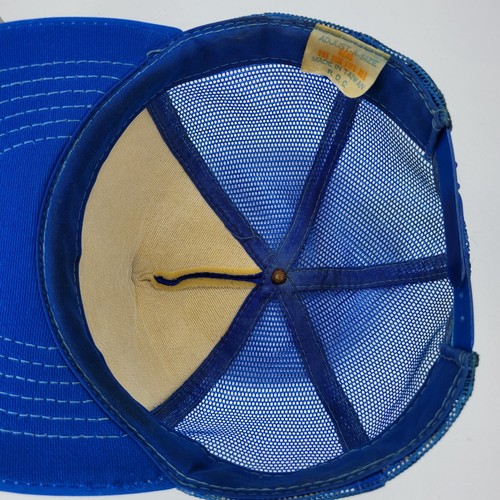 Vintage White Trucks Snapback Hat Cap Blue - Picture 12 of 14