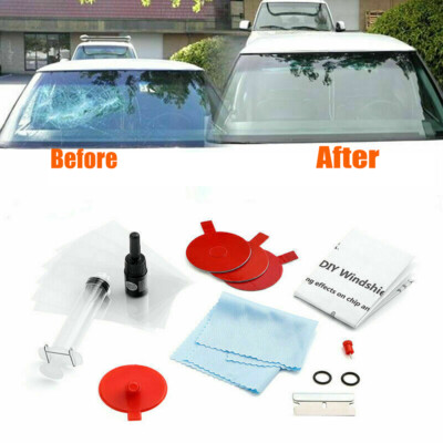 Windscreen Windshield Repair Tool Set DIY Wind Glass For Car Chip Crack Fix USA