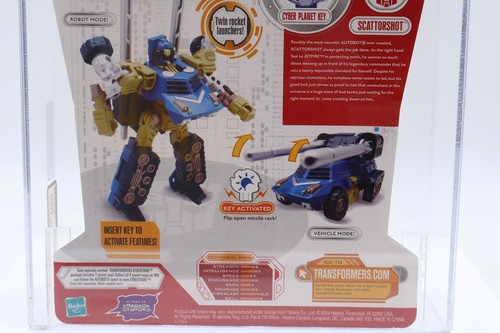 Scattershot Scout Class AFA GRADED U90 Transformers Cybertron 2005 Hasbro SEALED - Picture 11 of 11