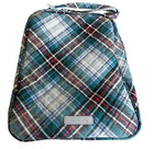 Vera Bradley SNOWY PLAID cotton lunch bunch Cooler bag