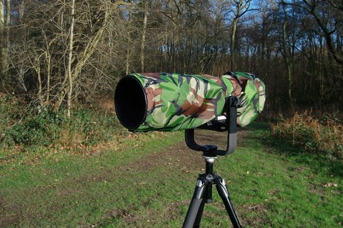Per Sigma gamma di coperchi obiettivi impermeabili pioggia DPM Woodland per fotocamera - Foto 4 di 6