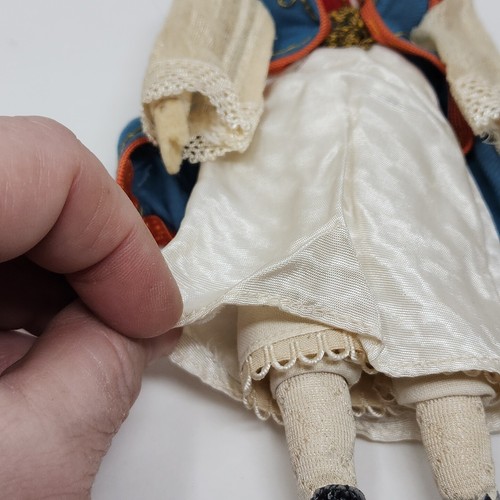 Vintage Cloth Greek Doll Circa 1940s-1950s - Bild 10 von 16