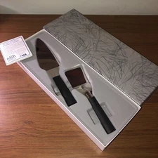 RADA CUTLERY G237 SERVING GIFT SET BLACK HANDLES PIE SERVER AND MINI MADE IN USA