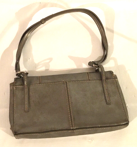 Vintage Schultertasche Nine West Silber mit Spiegel - Bild 2 von 4