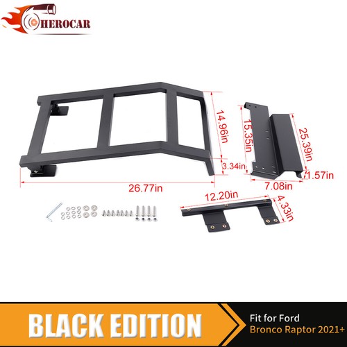 Kit de escalera de escalada de extensión de ventana trasera derecha para Ford Bronco Sport 2021-2024 - Imagen 8 de 15