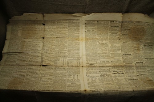 antique 1845 Newspaper The Pledge and Advocate of Moral Reform Hagerstown Md. - Picture 2 of 5