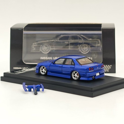 1/64 Mortal & OM Nissan ER34 uras SKYLINE Miniature Diecast Toys Car Model Hobby - Imagen 4 de 22