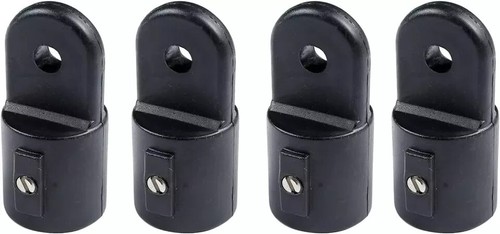 Bimini Top Hardware,Nylon Eye End Cap Outside for 7/8" Tube(4 pcs) Black - Foto 1 di 5