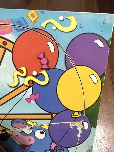 2003 Mattel DORA THE EXPLORER Puxxle Wood & Paper Ferris Wheel Balloons Candy - Picture 2 of 8