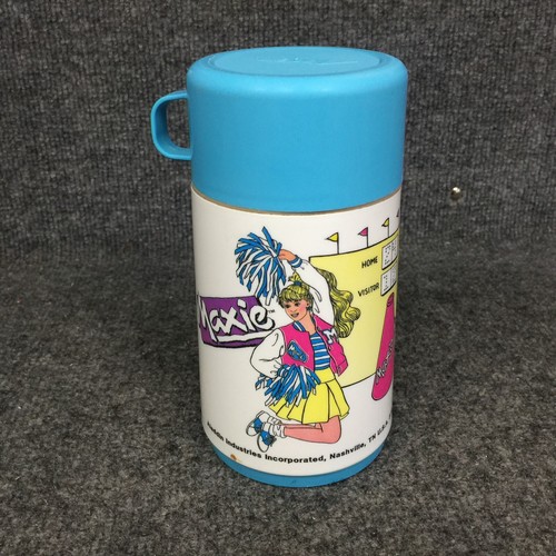 Vintage 1988 Maxie Cheerleader Thermos Hasbro Aladdin W/ Stopper & Cup Lid - Bild 2 von 4