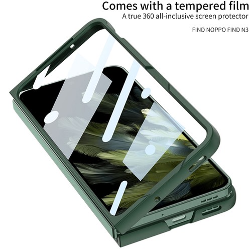 For OnePlus Open Case Magnetic Ring Stand Case Built-in Screen Protector Cover - Picture 4 of 14