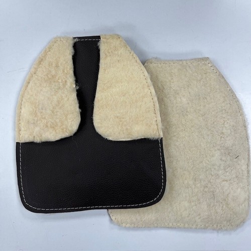 Pair of Real Sheepskin Stirrup Covers, Saddle Protectors. 2 Sizes. UK made - Picture 16 of 16