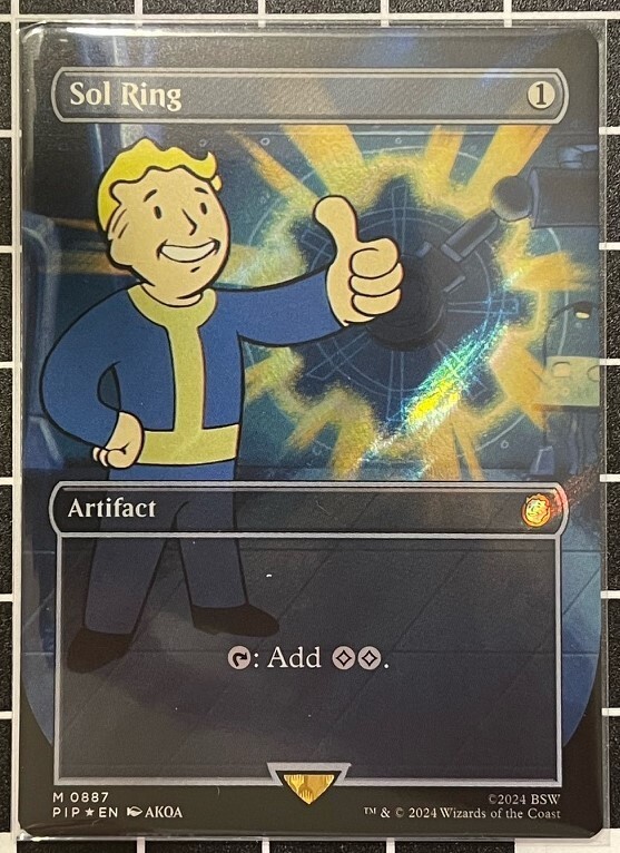 Sol Ring Borderless Surge Foil - Mythic - Universes Beyond