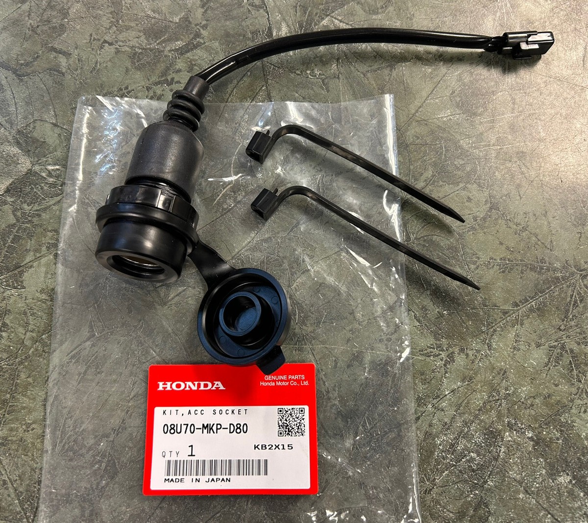 2019-2022 Honda CB500X CB 500 X Accessory Socket Genuine OEM 08U70
