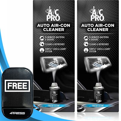 #ad A C Air Con Conditioning Cleaner 2 x AC PRO Car Air Clean Freshener Spray. M GBP 15.75