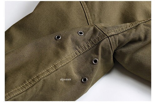 Vintage Navy N-1 Deck Jacket Men's Cotton Short Jacket Coats Fleece Parka - Picture 13 of 44