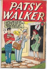 PATSY WALKER #21 (March 1949) Bard Publishing - Al Jaffee, Harvey Kurtzman G-VG