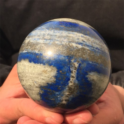 1.36LB Natural Lapis lazuli Ball Reiki Quartz Crystal Sphere Heal Gift XQ2496 - Picture 5 of 13