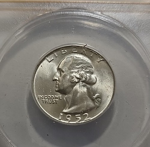 1952 D Washington Quarter Anacs MS 65 - Picture 2 of 3