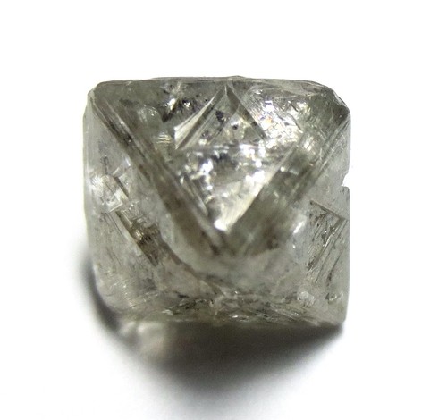 3.44 Carati Unico Uncut Cristallo Crudo Grezzo Diamante Octahedron - Imagen 2 de 2