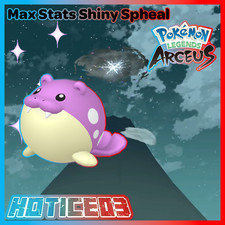 Pokemon Legends: Arceus Shiny Spheal Max Stats