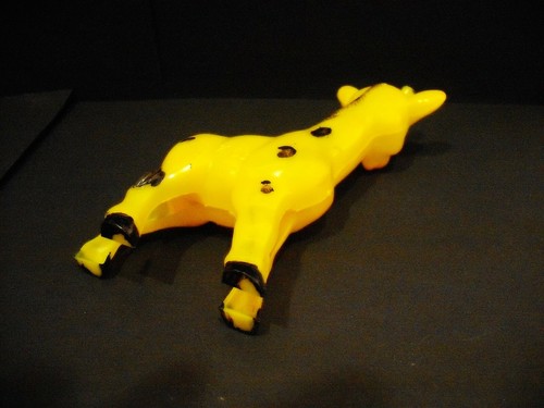 Vintage baby plastic giraffe made in Portugal by PE PE in the 1960's - c+++ - Picture 7 of 8
