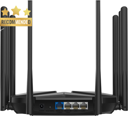 MERCUSYS MR90X WiFi 6 Router AX6000 Gigabit 2.5G Port 8 Antennas Fast Speed - Picture 2 of 12