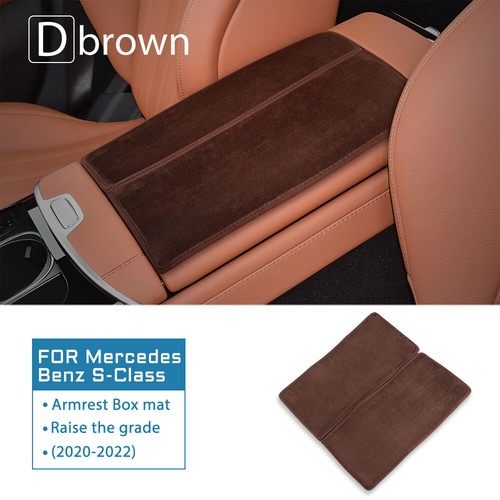 Car Soft Mat Center Console Armrest Box Cover For Mercedes Benz A C E S GLA W213 - Picture 8 of 12