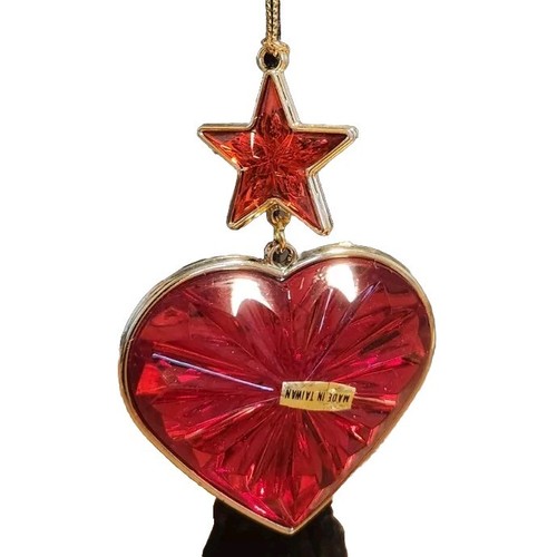 Vintage 80's Red CRYSTAL ACRYLIC ORNAMENTS Choice of Ornament buy more and $ave - Picture 10 of 10