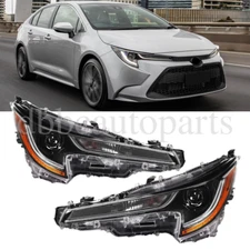 Fit For 2020-2022 Toyota Corolla L LE Headlights Pair Left Right Side