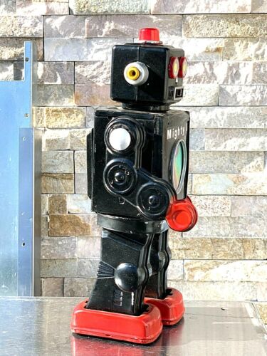 VINTAGE 1960s JAPANESE METAL ROBOT MIGHTY 8 - Picture 3 of 10
