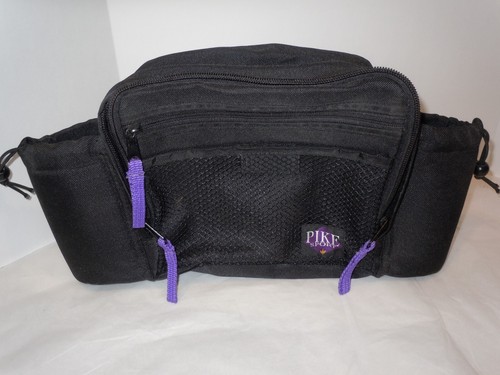 Hecht Sport Bauchtasche Gym Arbeit Wandern Walking Dual Getränkehalter Vintage - Bild 1 von 8