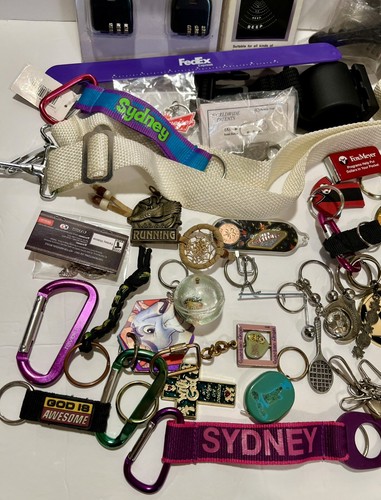 Keychains Travel Accessories & More Combination Locks Straps Lanyards 3lb 10oz - Picture 15 of 24