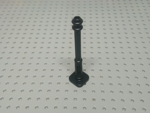 Lego Support, Lamppost  2x2x7 with 4 Base Flutes [11062] Black x1 - Picture 2 of 3