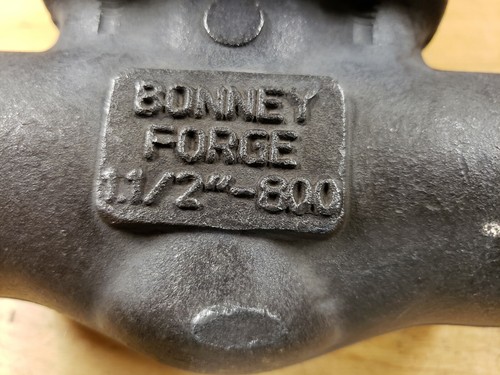1-1/2" Bonney Forge 117650-0014 Class 800 Piston Check Valve SOCKET WELD - Picture 6 of 12