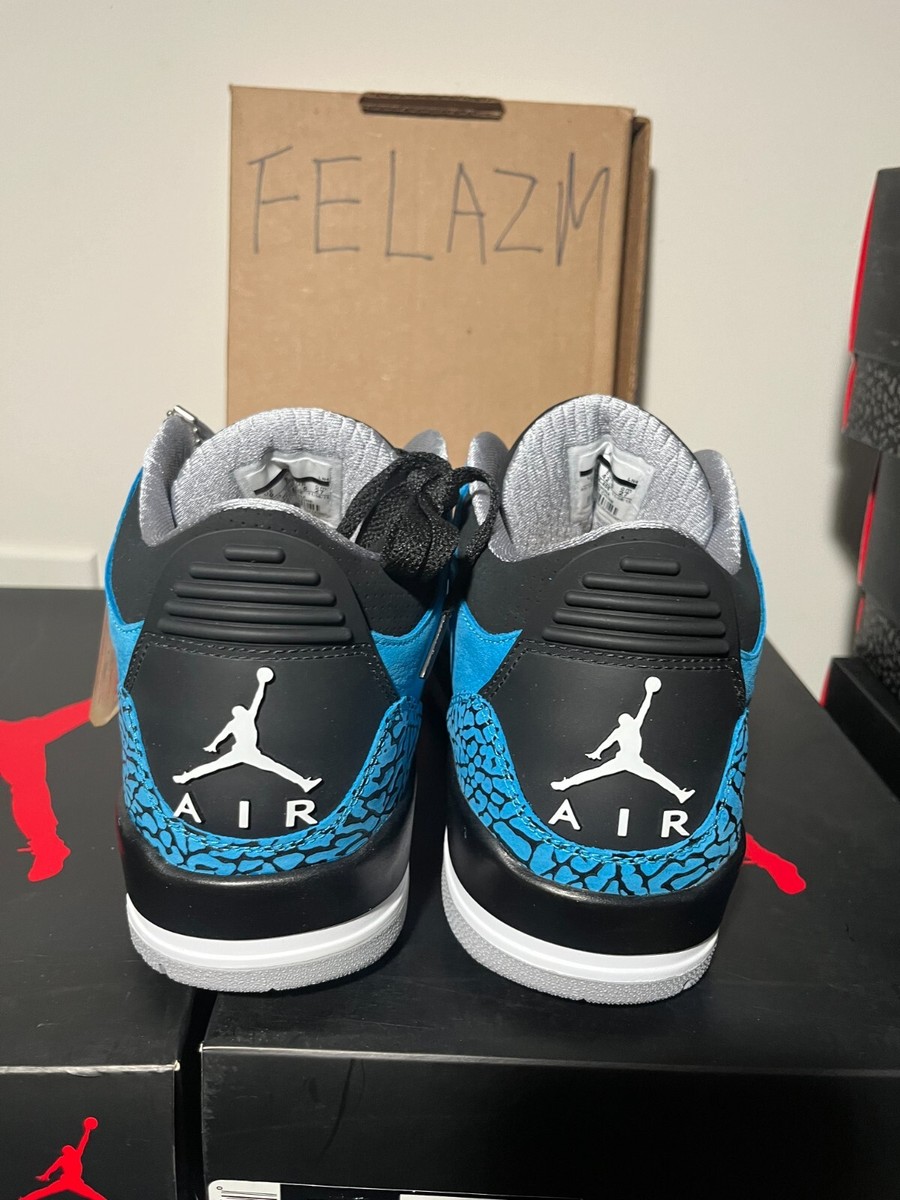 ア*リ様 Air Jordan 3 ホワイト/ブルー エア ジョーダン 3 レトロ OG 'White & Cement Grey &amp