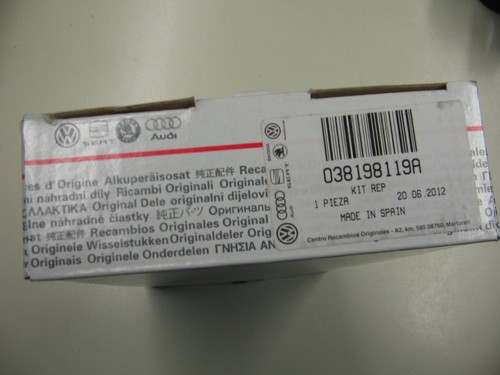 Zahnriemensatz Original VW 038198119A / 038 198 119 A