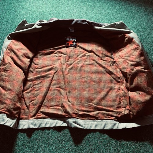Chaqueta De Colección Marlboro Sun Moon Tareas LG Marrón Granja Camionero Forrada Cuello de Cuero - Imagen 5 de 11
