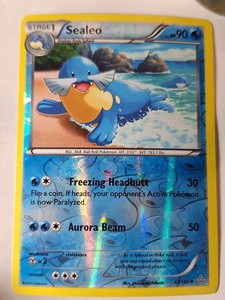 SEALEO - 47/160 XY Primal Clash Reverse Pokemon Holo Foil Nice!