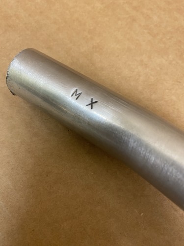 Powerlite Powerbend MX gestempelt ungerändelt Vintage BMX Lenker GT04945 - Bild 2 von 10