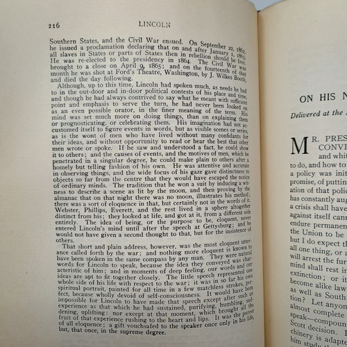 Orations of American Orators 1900 VOLUME TWO Hardback Book Revised Edition Lamb - Picture 10 of 13