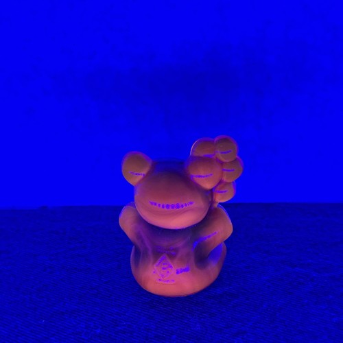 Vintage Boyd Glass Patrick Balloon Bear Orange Spice 2" (Lot #70) - Picture 3 of 12