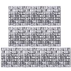  10 Sheets Mailbox Number Stickers Office Door Sign Adhesive Numbers for