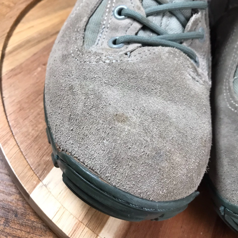 Belleville 633 Sabre Hot Weather Hybrid Combat Boots Mens 9.5R Green/Brown Suede - Image 3 of 4