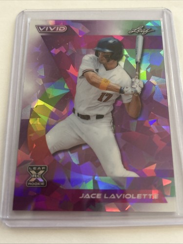 2024 LEAF VIVID JACE LAVIOLETTE Purple Ice ROOKIE/RC #1/2