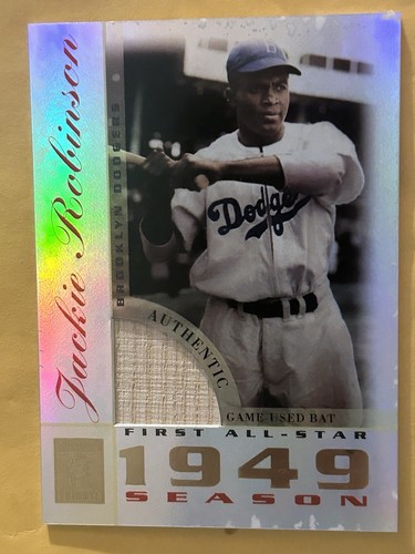 Bate de juego Topps Tribute Jackie Robinson 2003 Salón de la fama Dodgers TR_JR - Imagen 1 de 3